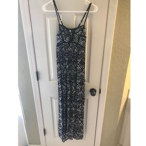 Black & White Maxi Dress